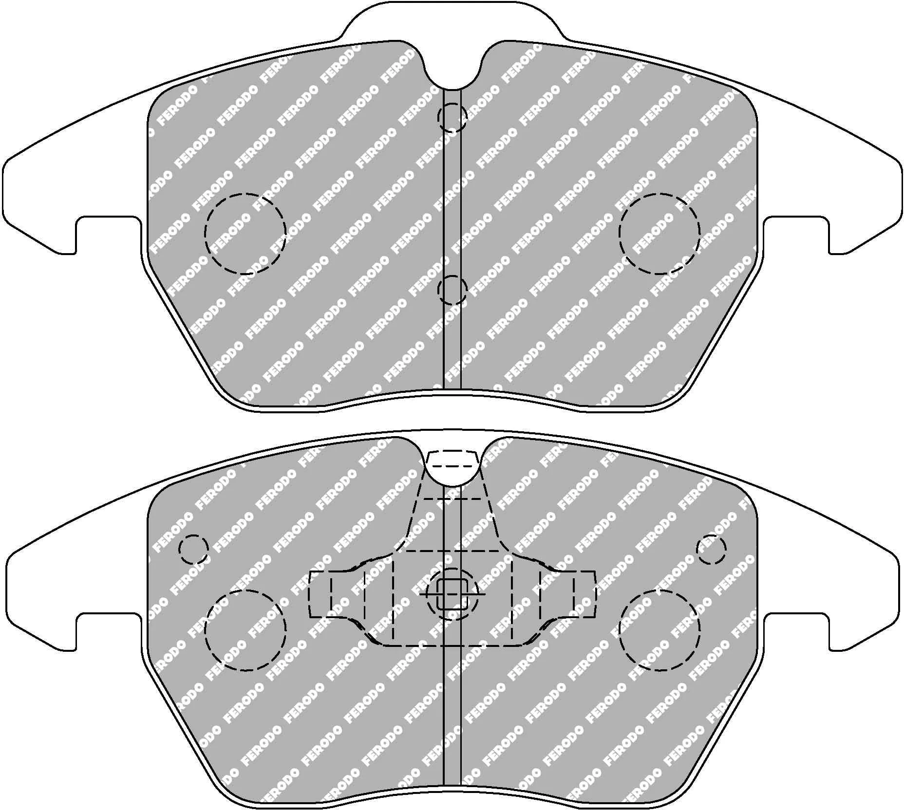 Peugeot 208 GTI Front Ferodo DS2500 Pads - Image 2