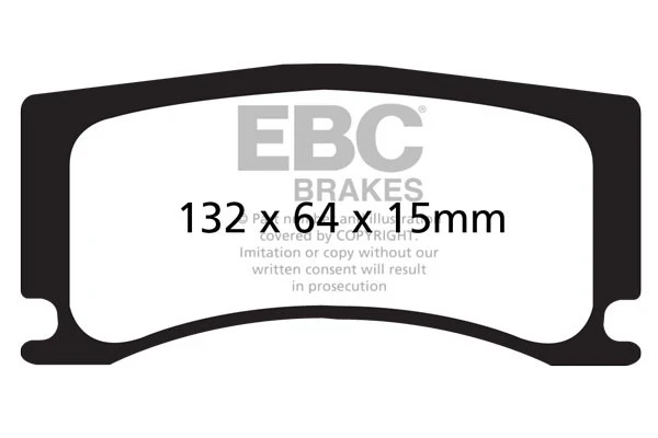Peugeot 308 GTi/ RCZ-R Front EBC Yellowstuff Pads - Image 2