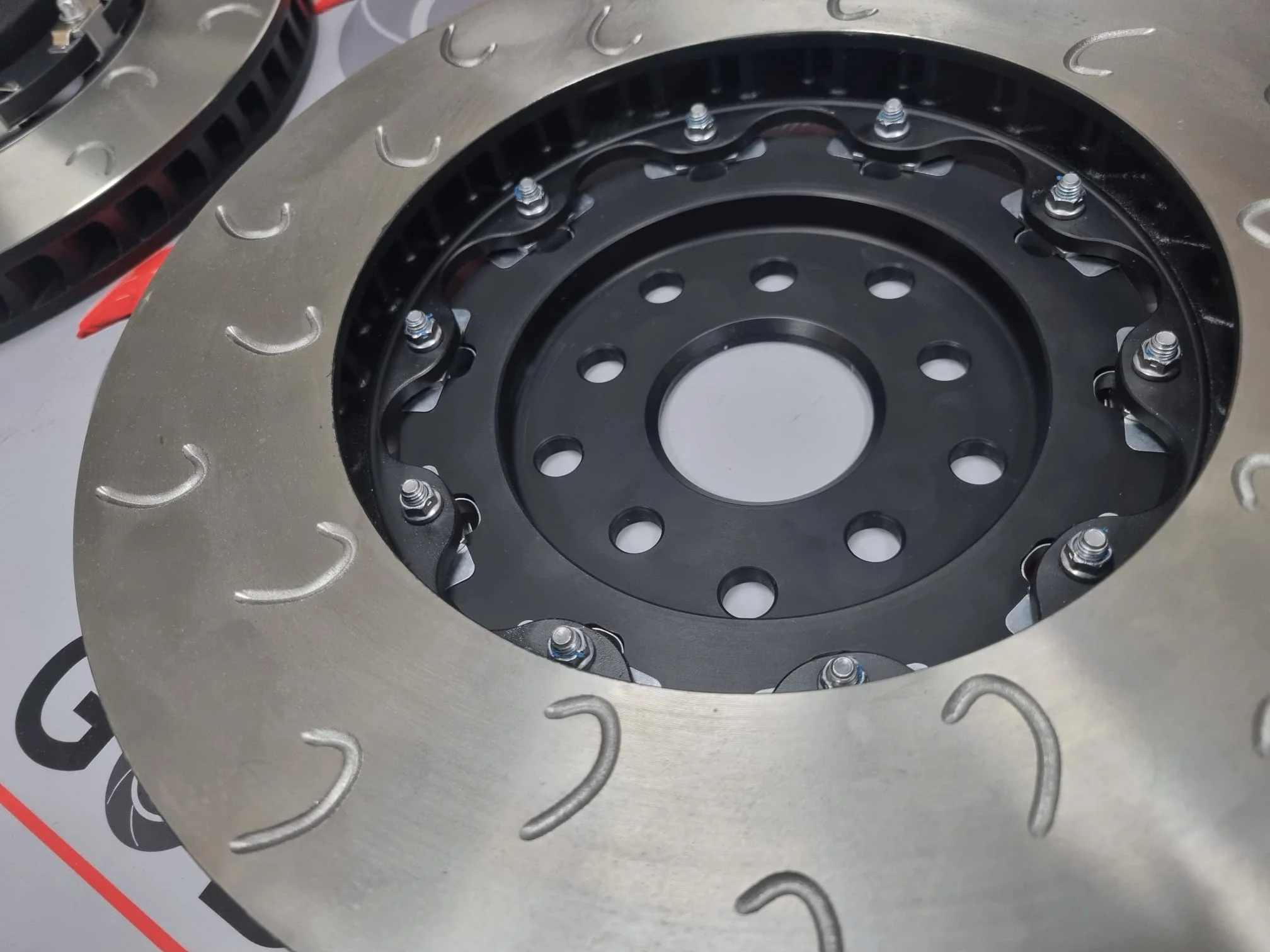 Subaru 326mm STI Front 2 Piece Discs and Bells - Image 3