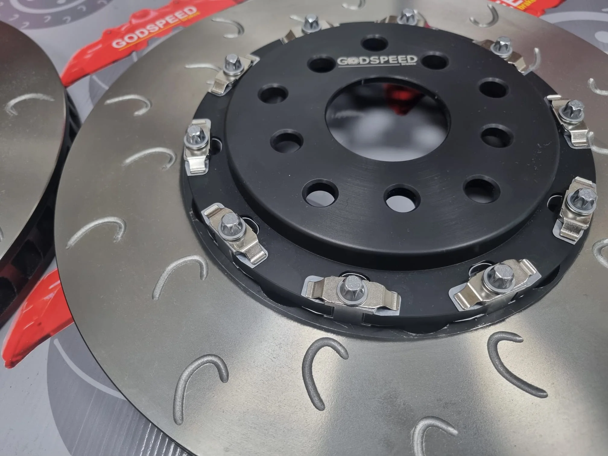Subaru 326mm STI Front 2 Piece Discs and Bells - Image 4