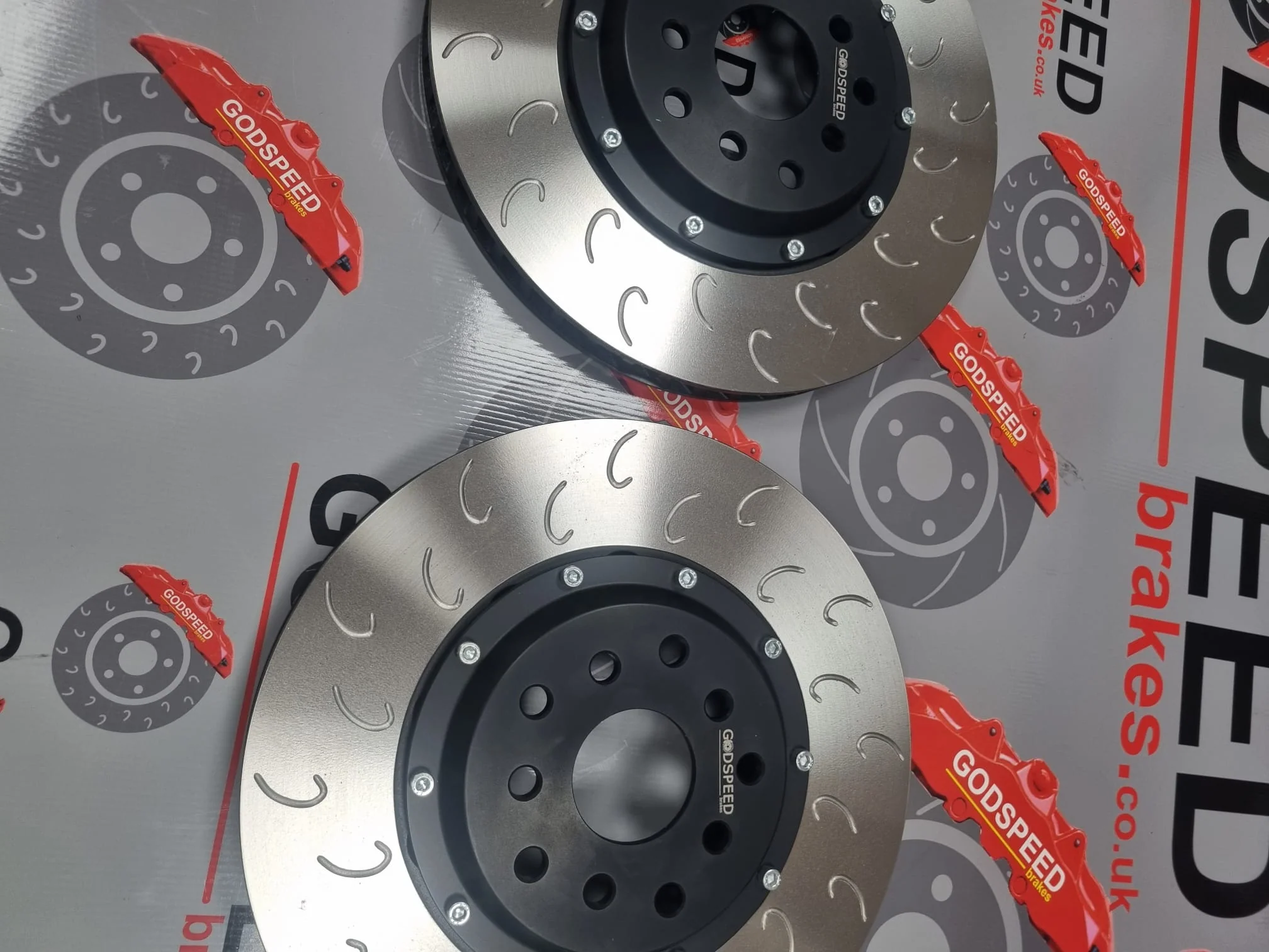 Subaru 326mm STI Front 2 Piece Discs and Bells - Image 5