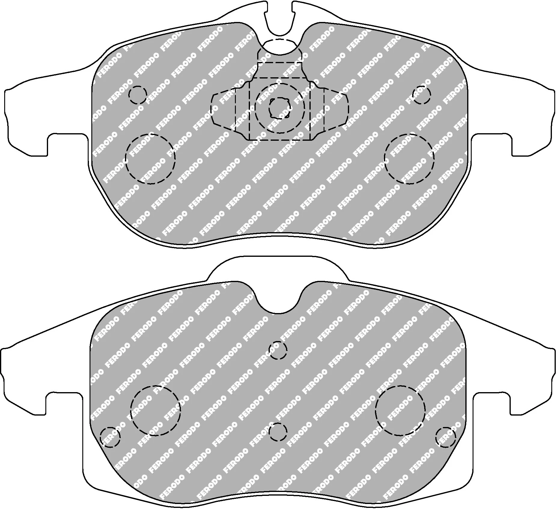 Vauxhall Astra H VXR Front Ferodo DS2500 Pads