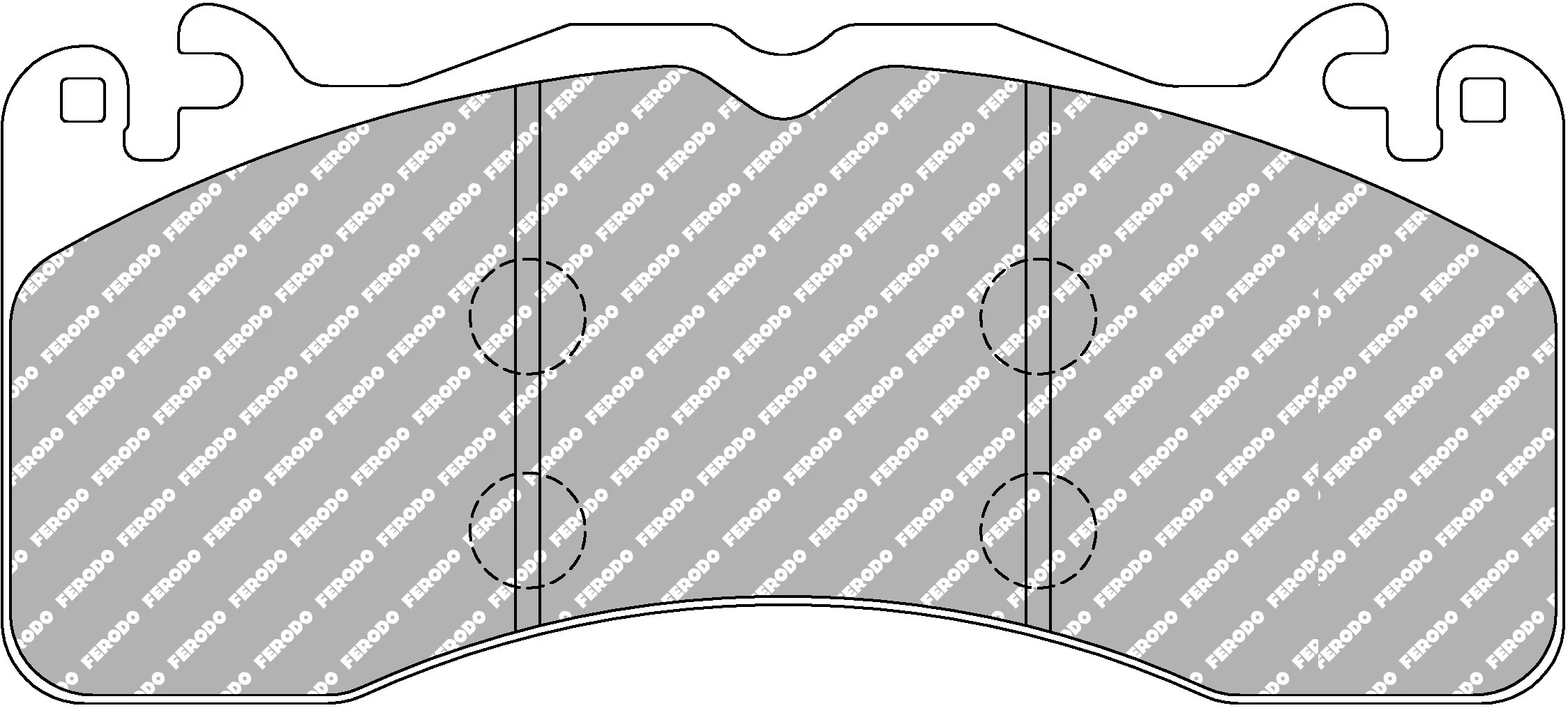 Audi RS6 C7 Front Ferodo DS2500 Pads - Image 2