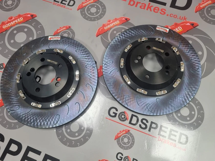 BMW F Series M2 M3 M4 Rear 2 Piece Discs and Bells - Image 3