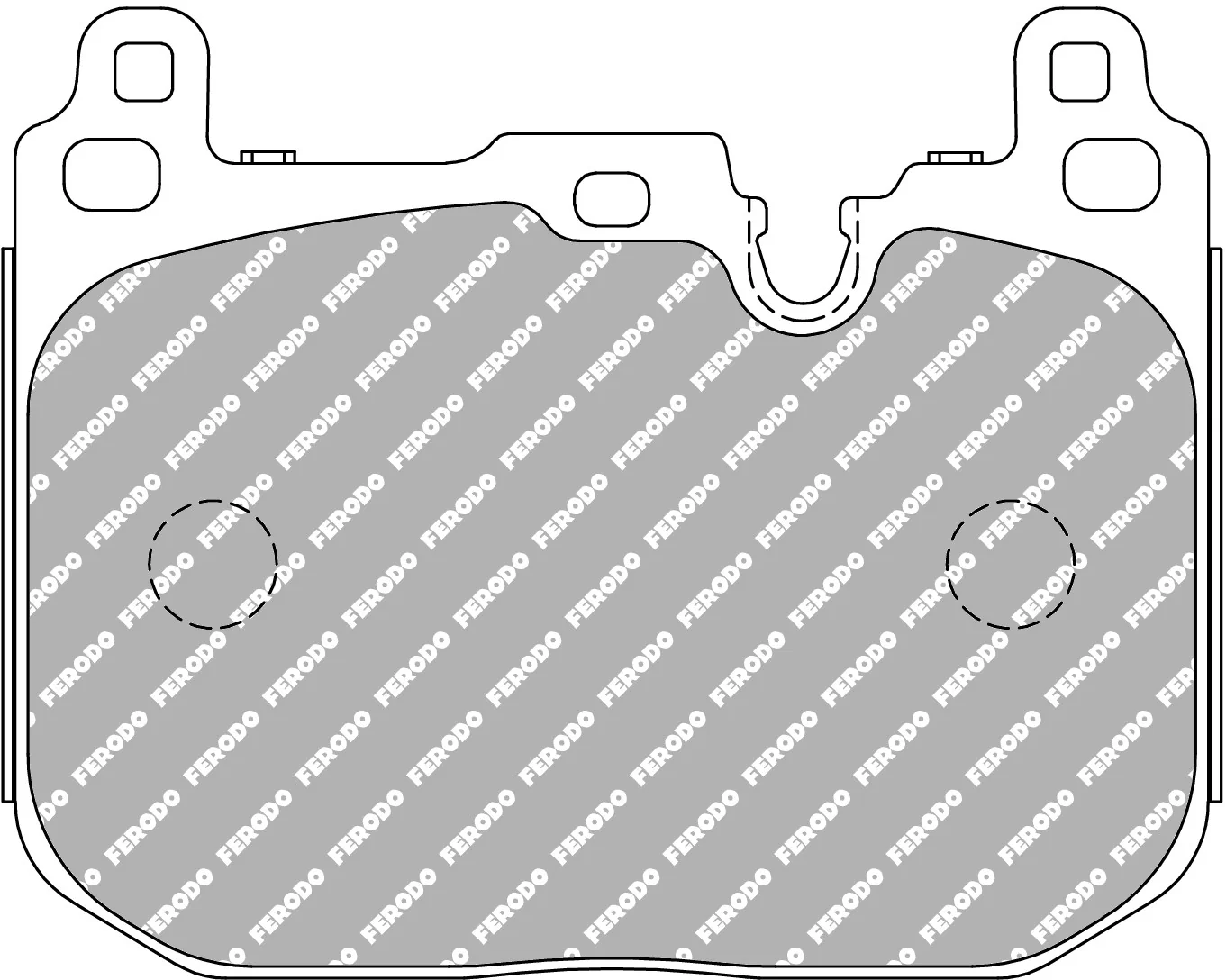 BMW F8x Front Ferodo DS2500 Pads - Image 2