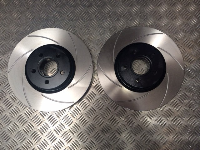 Honda Civic Type R FN2 Front 6 Groove Discs