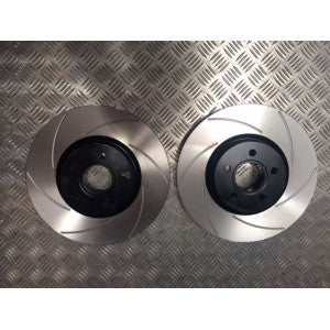 Ford Focus Mk 2 RS Front 6 Groove Discs - Image 2