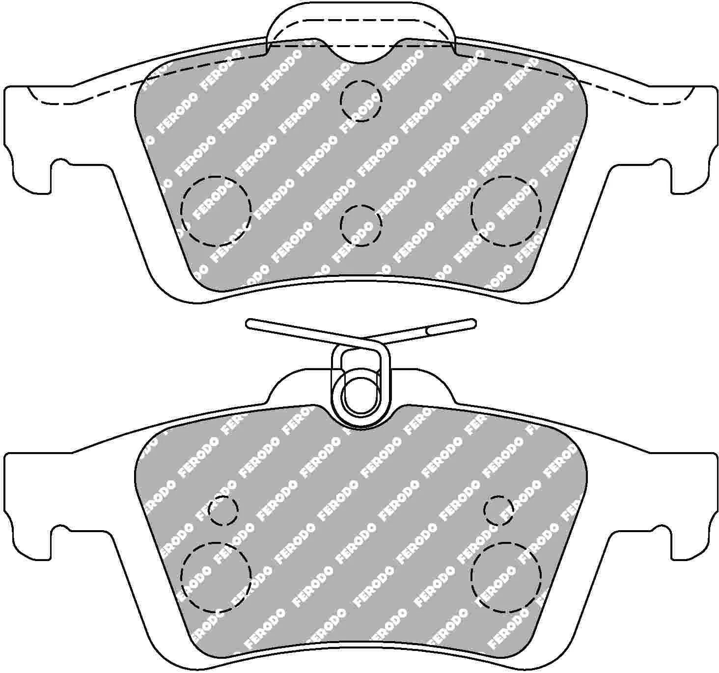 Ford Focus MK 3 ST Rear Ferodo DS2500 Pads