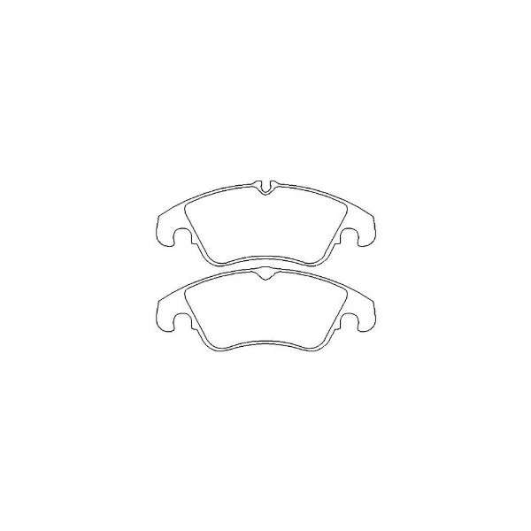 Ford Focus RS Mk 2 Front Ferodo DS2500 Pads - Image 3