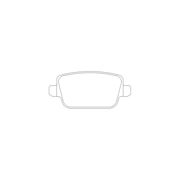 Ford Focus RS Mk 2 Rear Ferodo DS2500 Pads - Image 2
