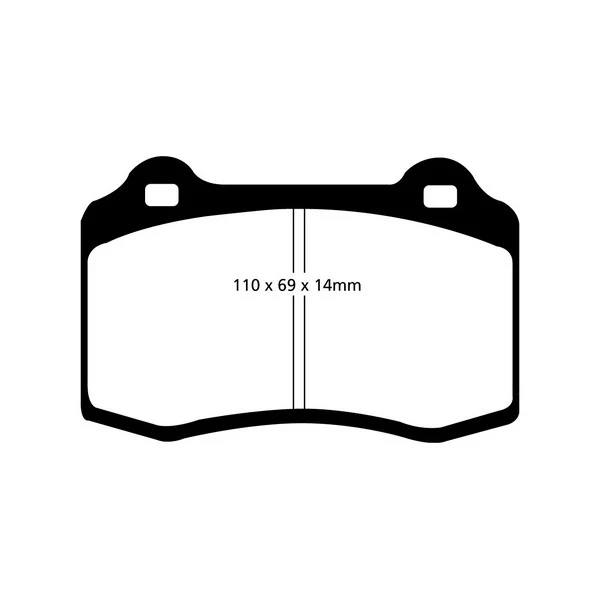 Seat Front Ferodo DS2500 Pads Leon Cupra R