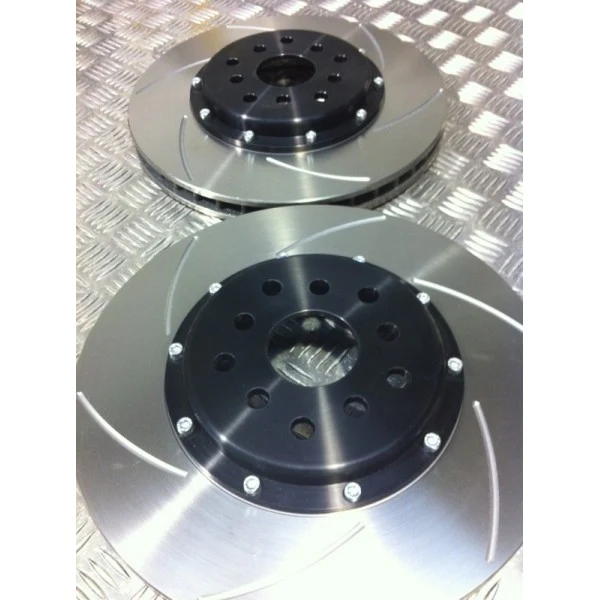 Subaru Impreza 2008+ STI 326mm 6 Groove Front 2 Piece Discs and Bells