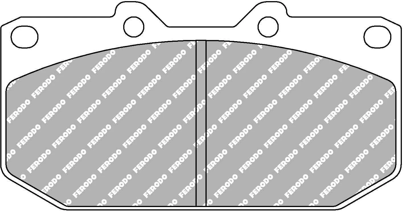 Subaru Impreza 4 Pot Front Ferodo DS2500 Pads