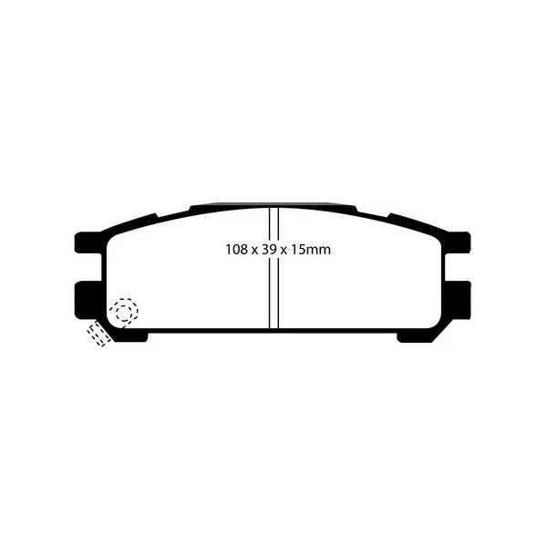 Subaru Impreza Rear Bluestuff NDX Pads