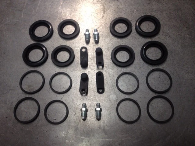 Subaru Impreza STI Black Front Caliper Rebuild Kit