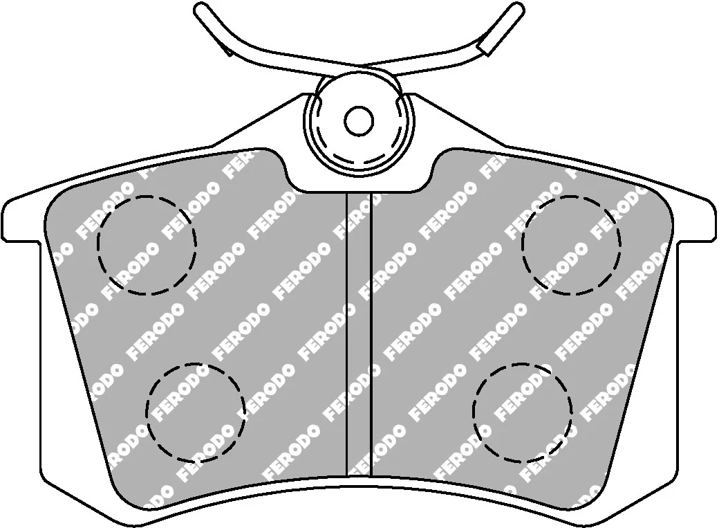Megane 3 RS Rear Ferodo DS2500 Pads