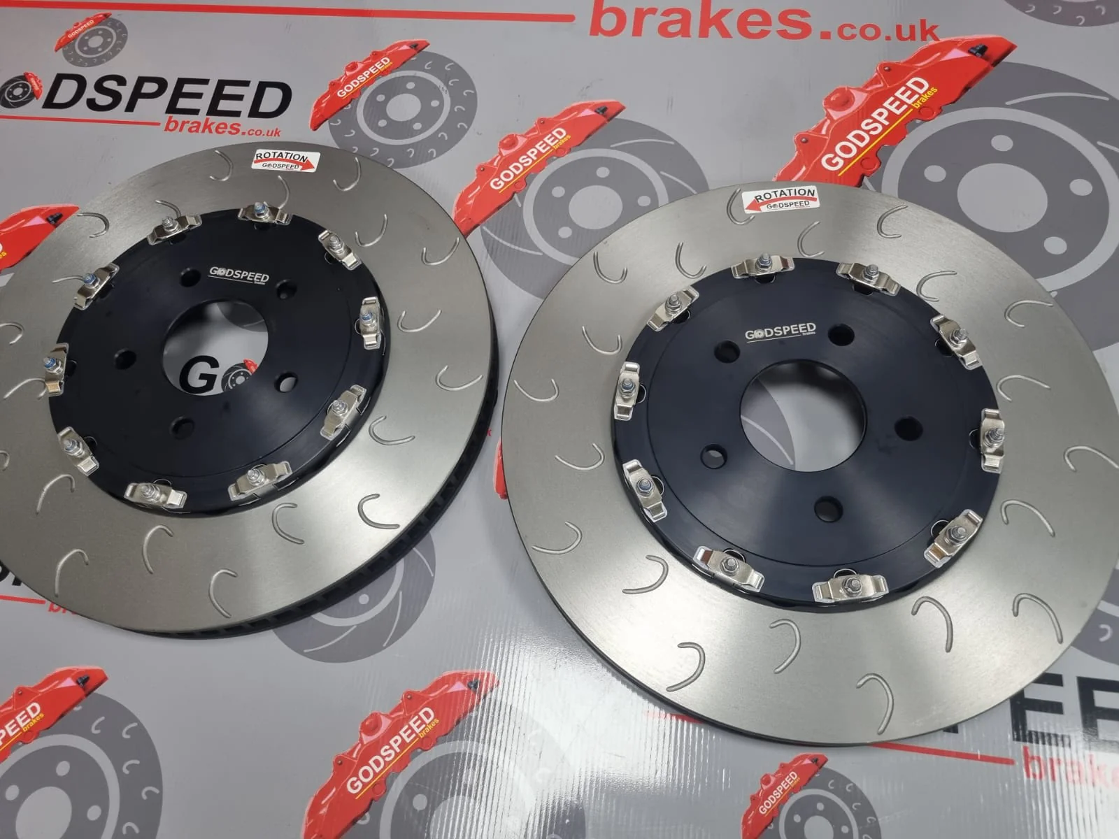 Mitsubishi Evo X Front 2 Piece Discs and Bells