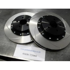 Subaru Prodrive Alcon 330mm 2 Piece 6 Groove Discs - Image 2