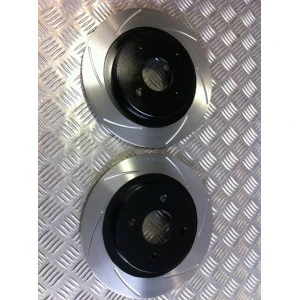 Ford ST170 Focus Grooved Rear Discs - Image 2