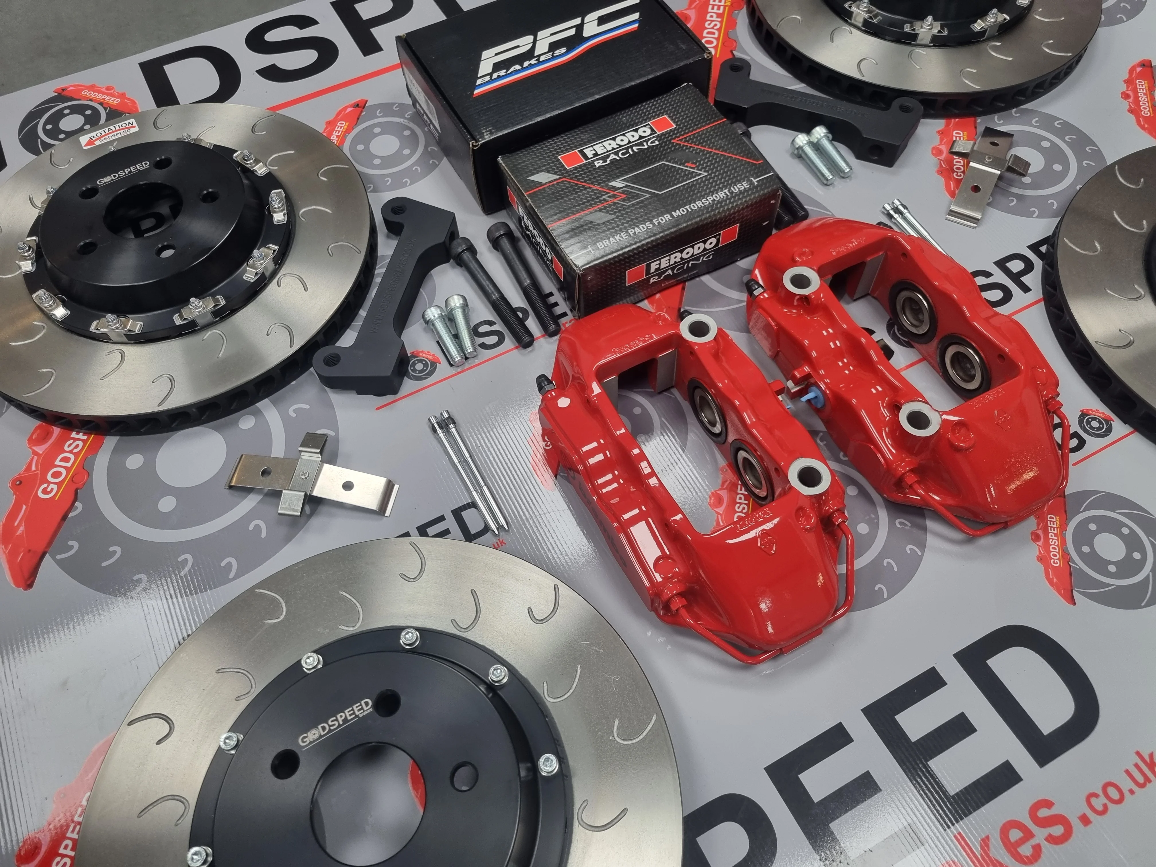 Toyota GT-86 Front Alloy 4 Pot Caliper 330mm 4 Pot Kit Megane 3 Calipers - Image 4