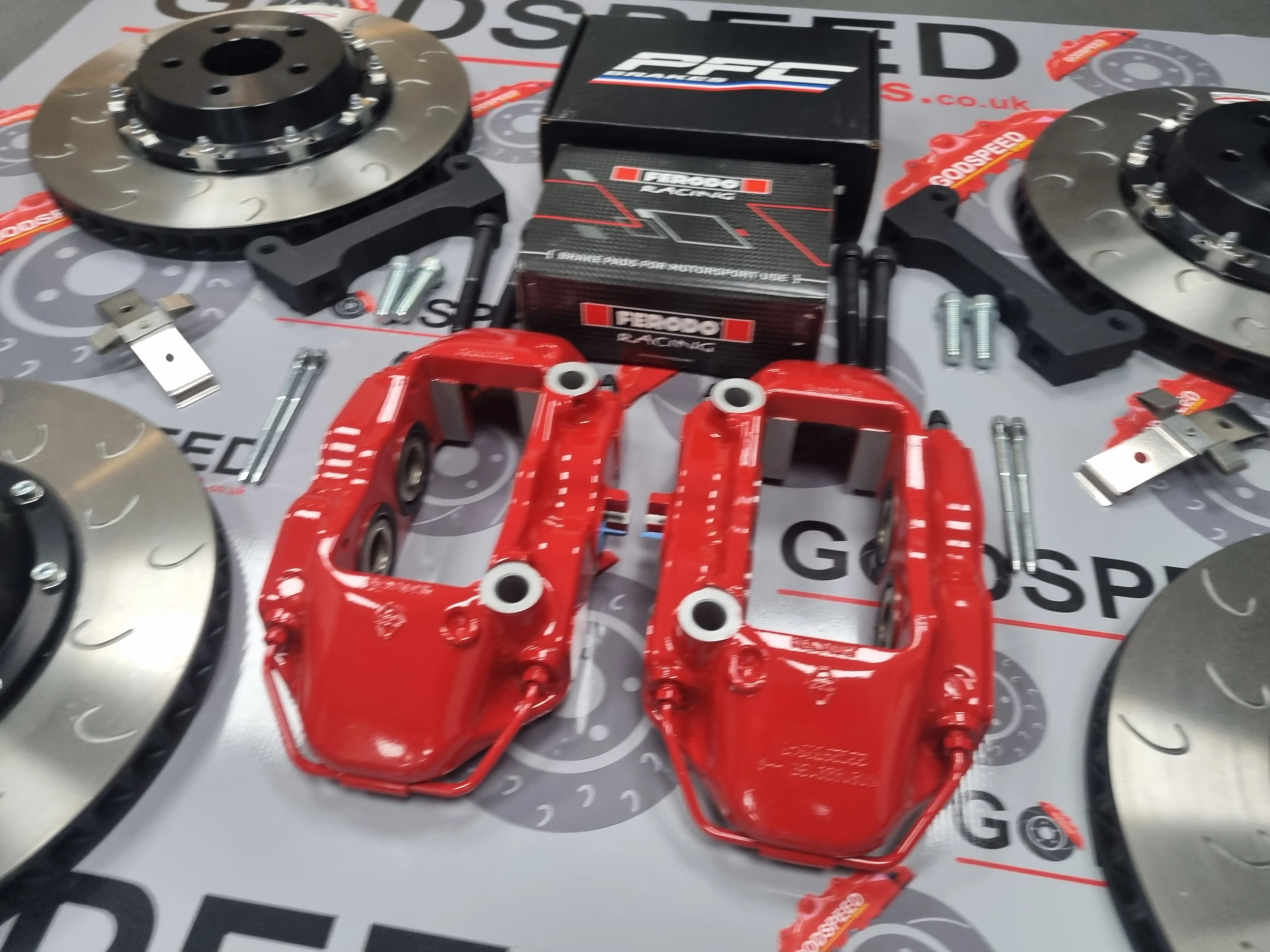 Toyota GT-86 Front Alloy 4 Pot Caliper 330mm 4 Pot Kit Megane 3 Calipers - Image 6