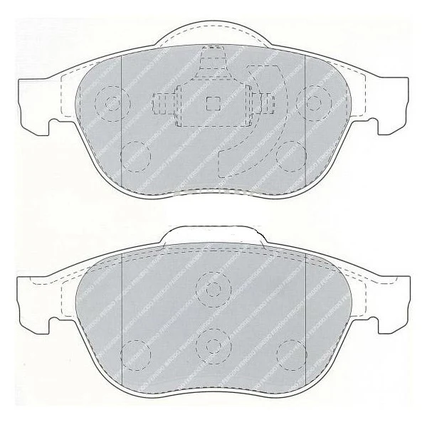 Renault Twingo 133 Front Ferodo DS2500 Pads - Image 2